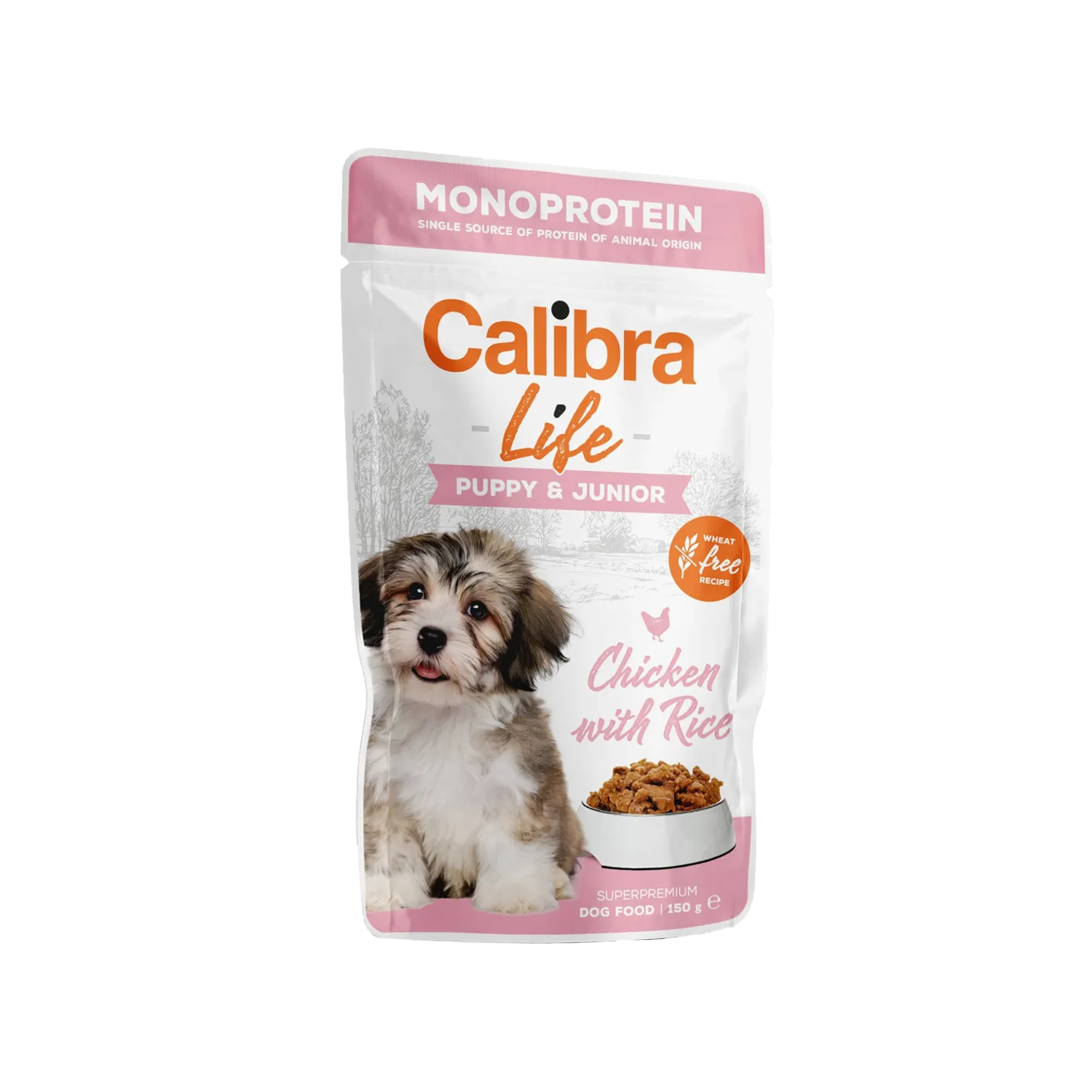 Calibra Dog Life Puppy & Junior Nassfutter -Huhn – 10 x 150 g Calibra Dog Life Puppy & Junior Nassfutter -Huhn – 10 x 150 g
