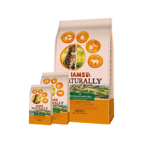 IAMS Naturally Katzenfutter – Lamb & Rice – 700 g