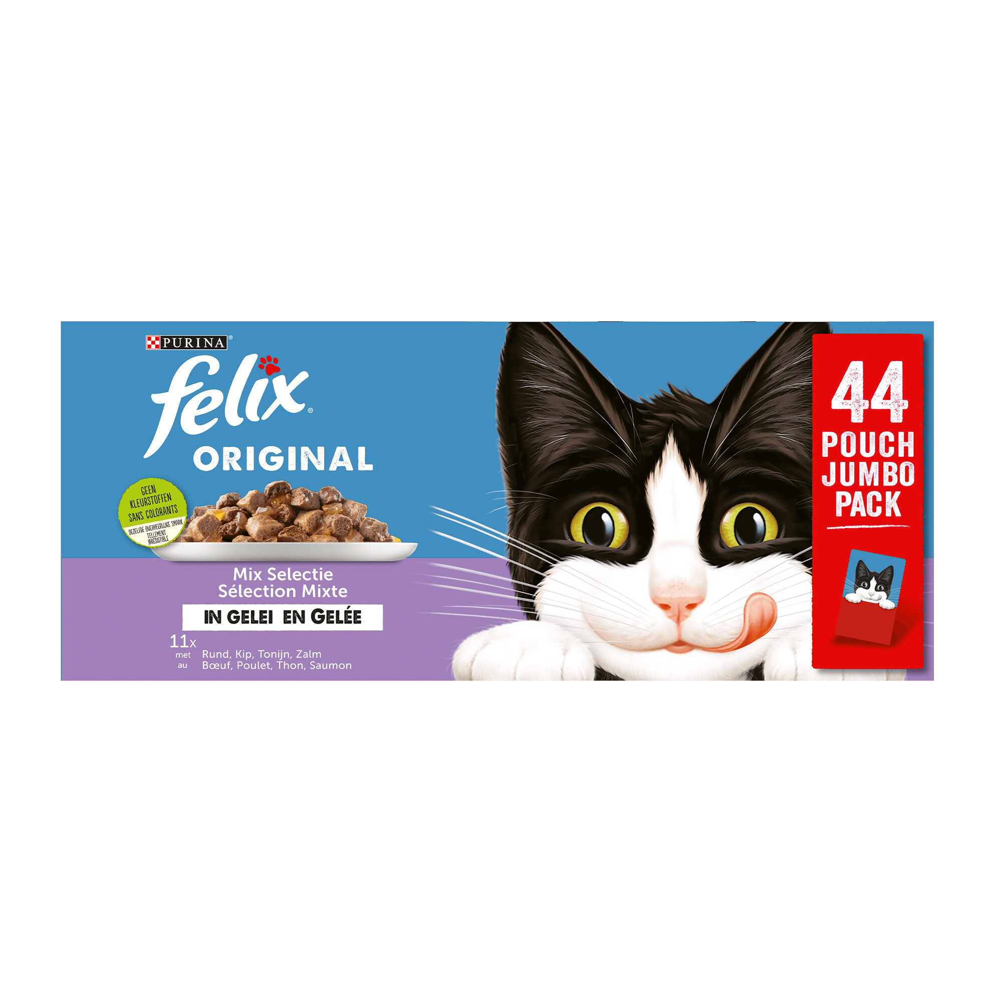Purina Felix Original Mix Selection in Gelee – 44 x 85 g