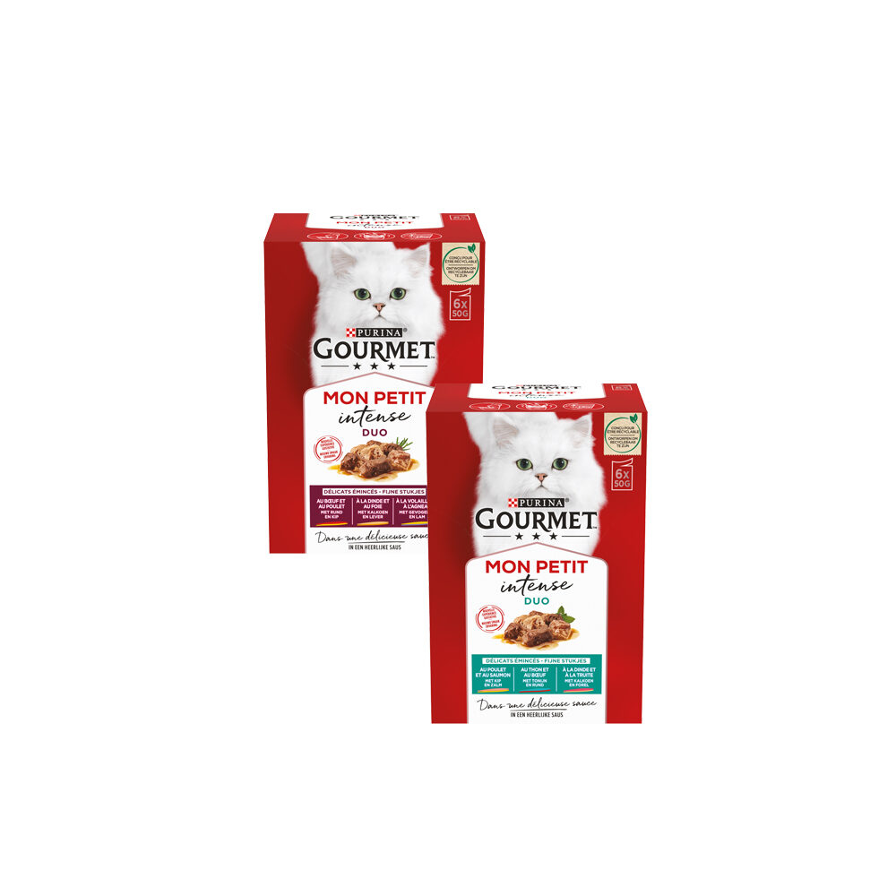 Purina Gourmet Mon Petit DUO – Beef&Chicken, Turkey&Liver, Poultry&Lamb