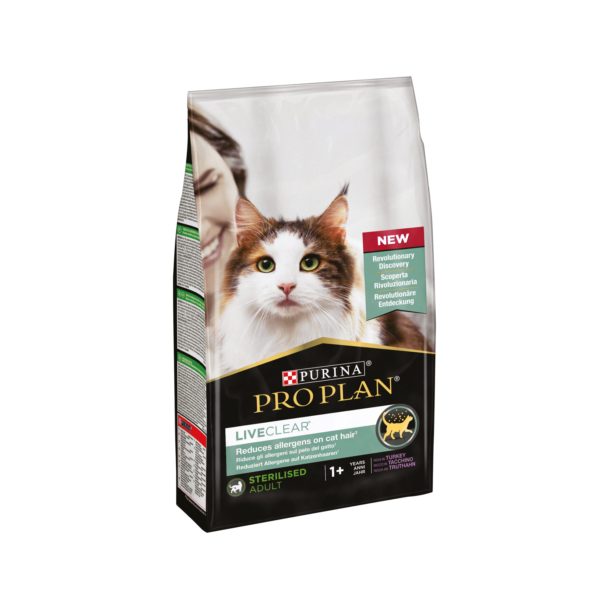 Purina Pro Plan LiveClear Sterilised Cat Food Adult – Pute – 2 x 7 kg