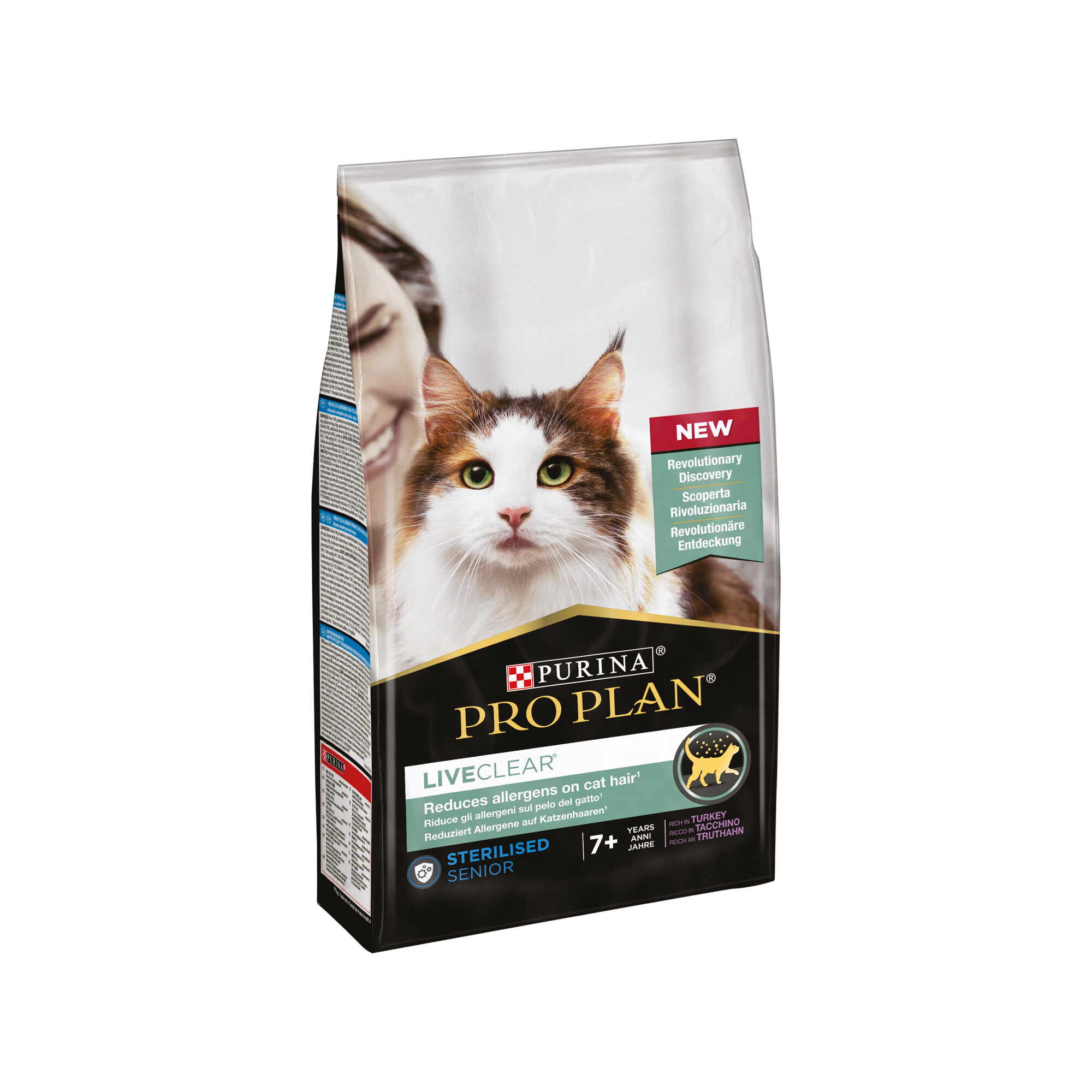 Purina Pro Plan LiveClear Sterilised Senior Cat – Pute – 1,4 kg
