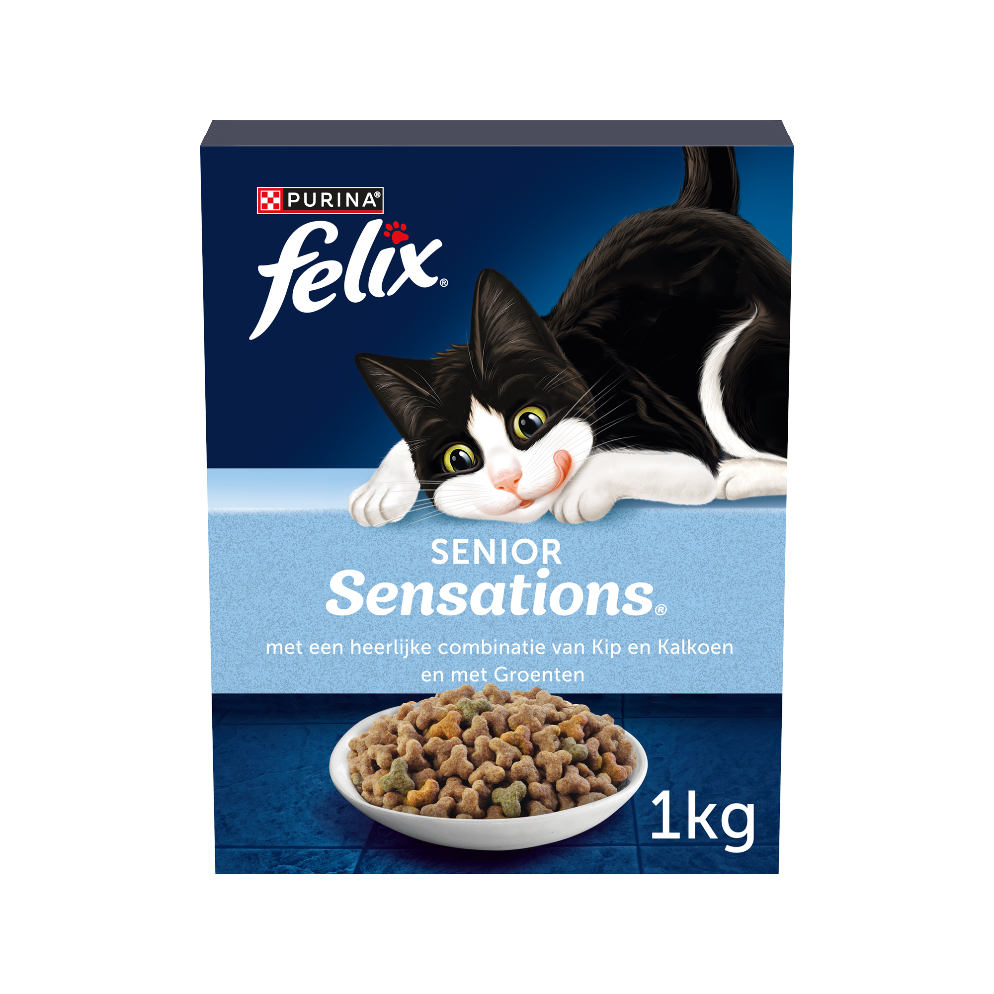 Felix Senior Sensations – Huhn und Gemüse – 1 kg