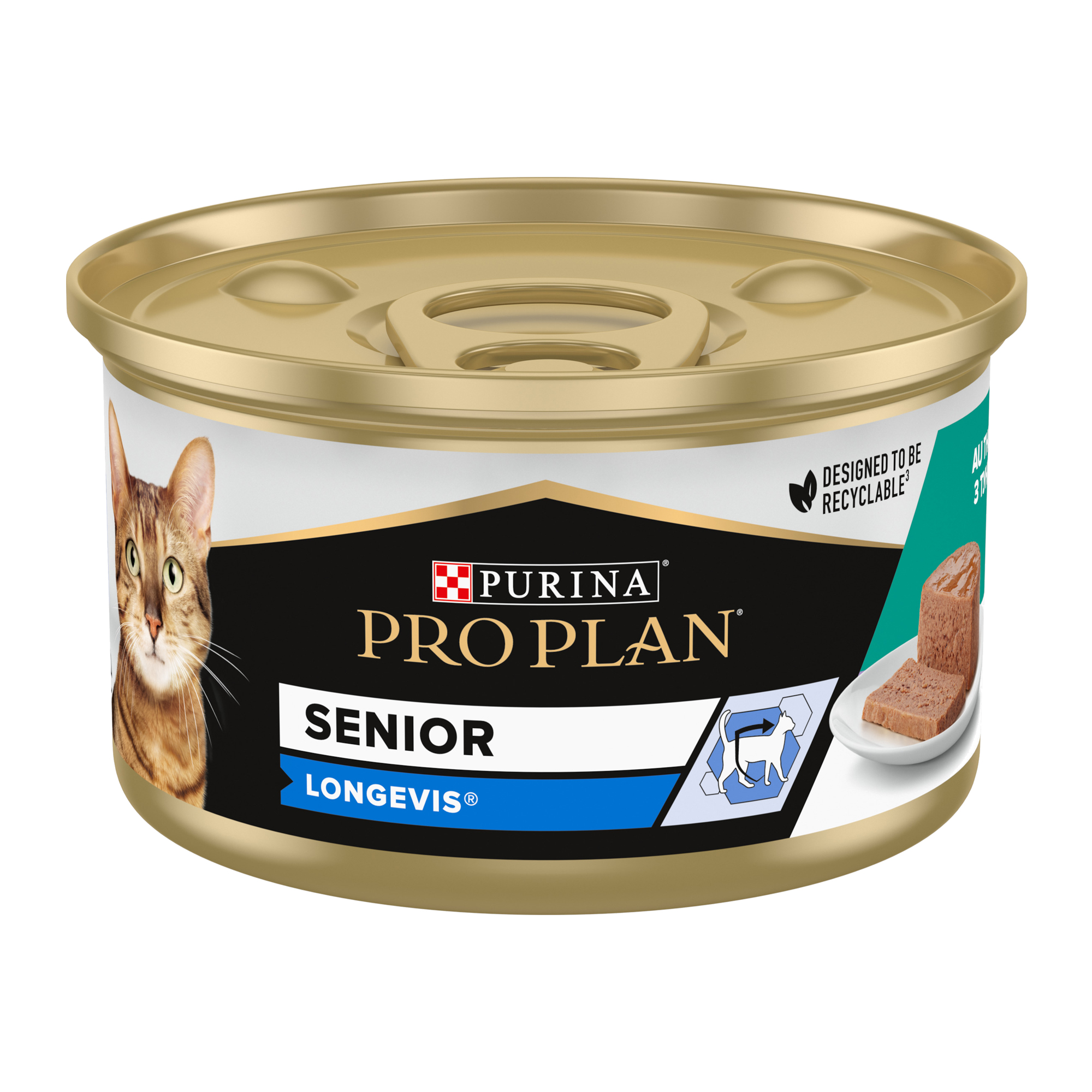 Purina Pro Plan Senior Katze 7+ Mousse Thunfisch – 24 x 85 g
