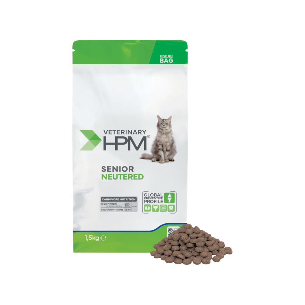 Veterinary HPM – Senior Neutered Cat Katzenfutter – 1,5 kg Veterinary HPM – Senior Neutered Cat Katzenfutter – 1,5 kg