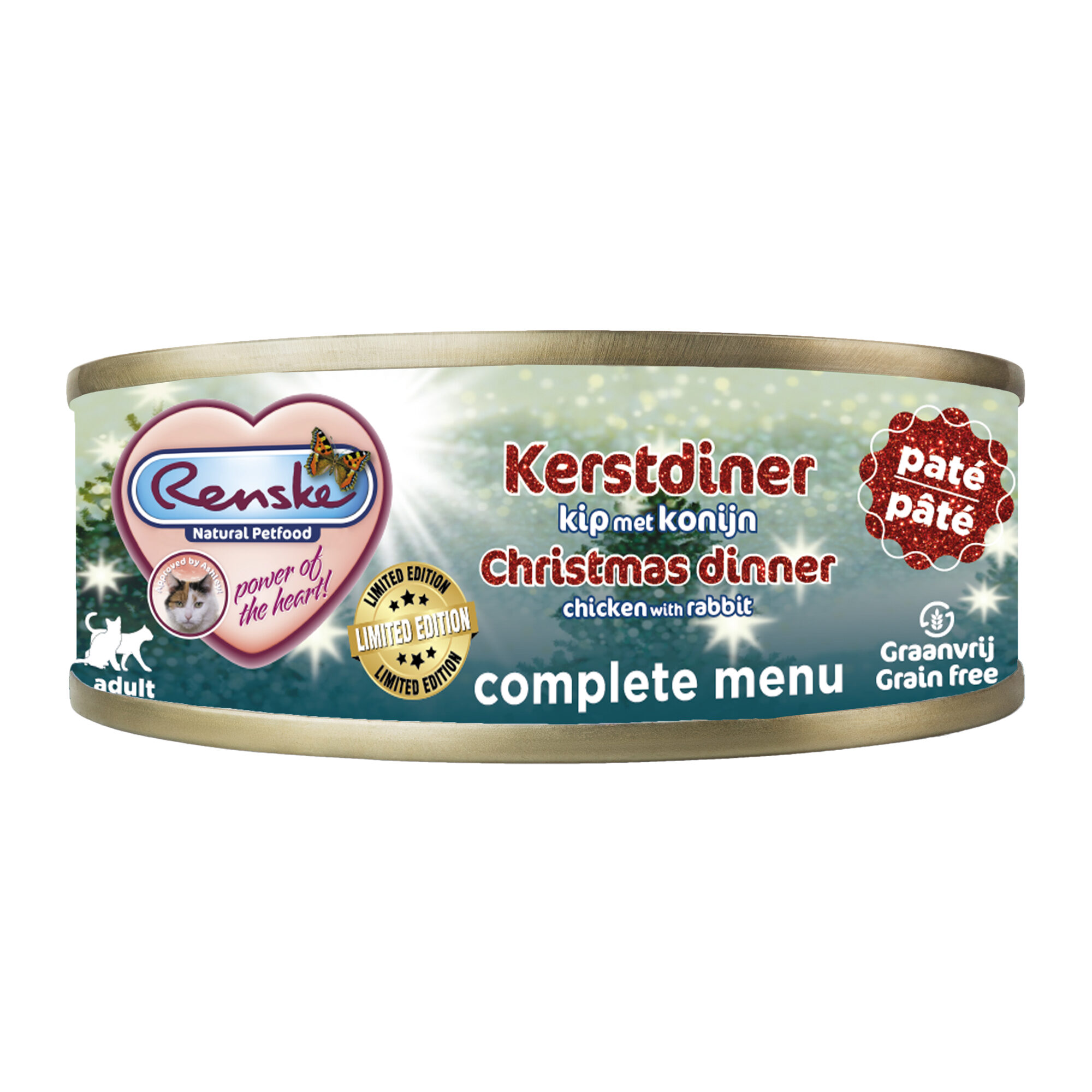Renske Weihnachtsdinner für Katzen – 24 x 70 g