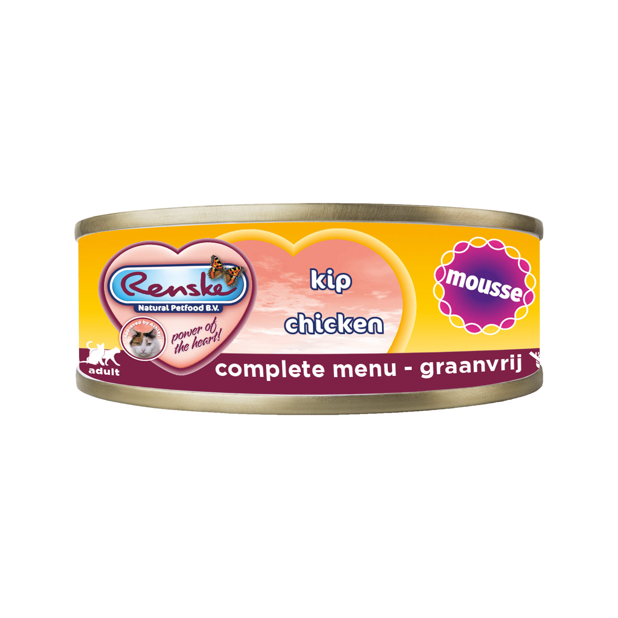 Renske Mousse – Katzenfutter – Huhn – 24 x 70 g