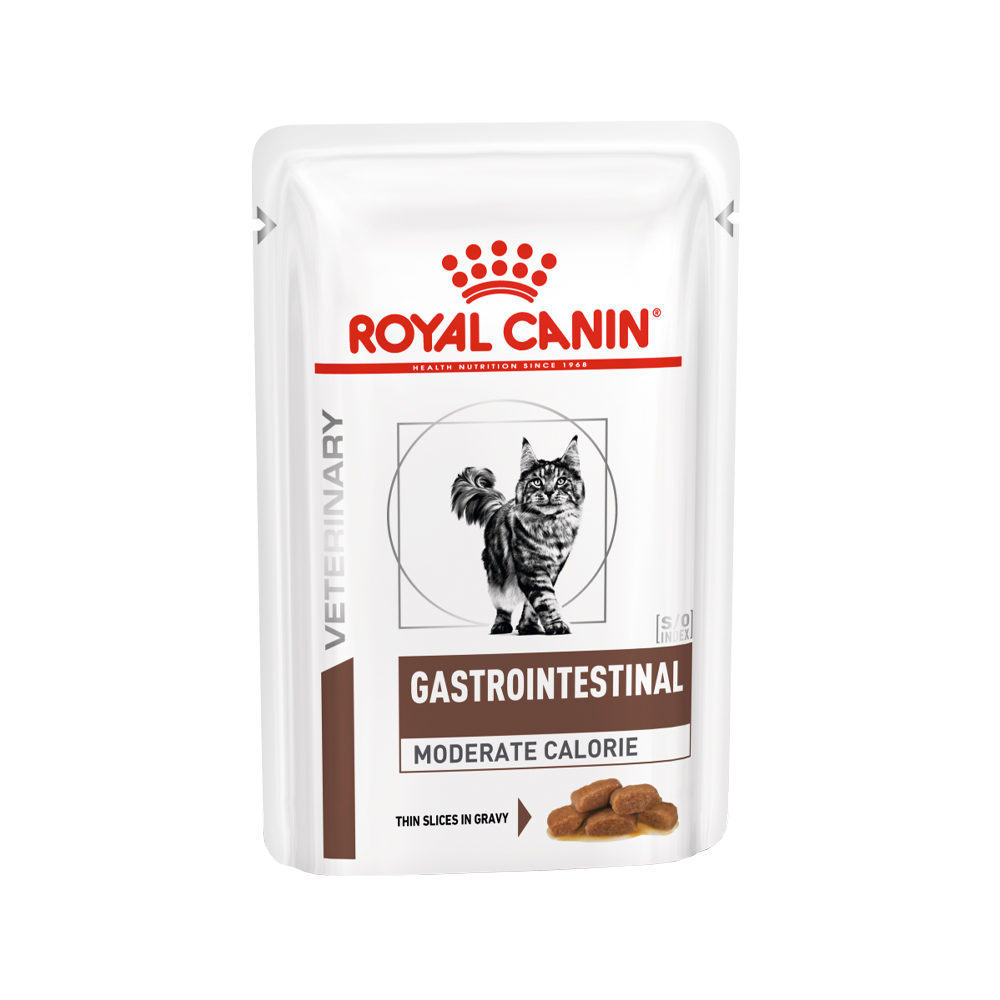 Royal Canin Gastro Intestinal Moderate Calorie Katzenfutter – Frischebeutel – 12 x 85 g