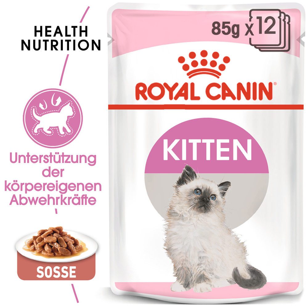 Royal Canin Gravy Kittenfutter – Frischebeutel – 12 x 85 g