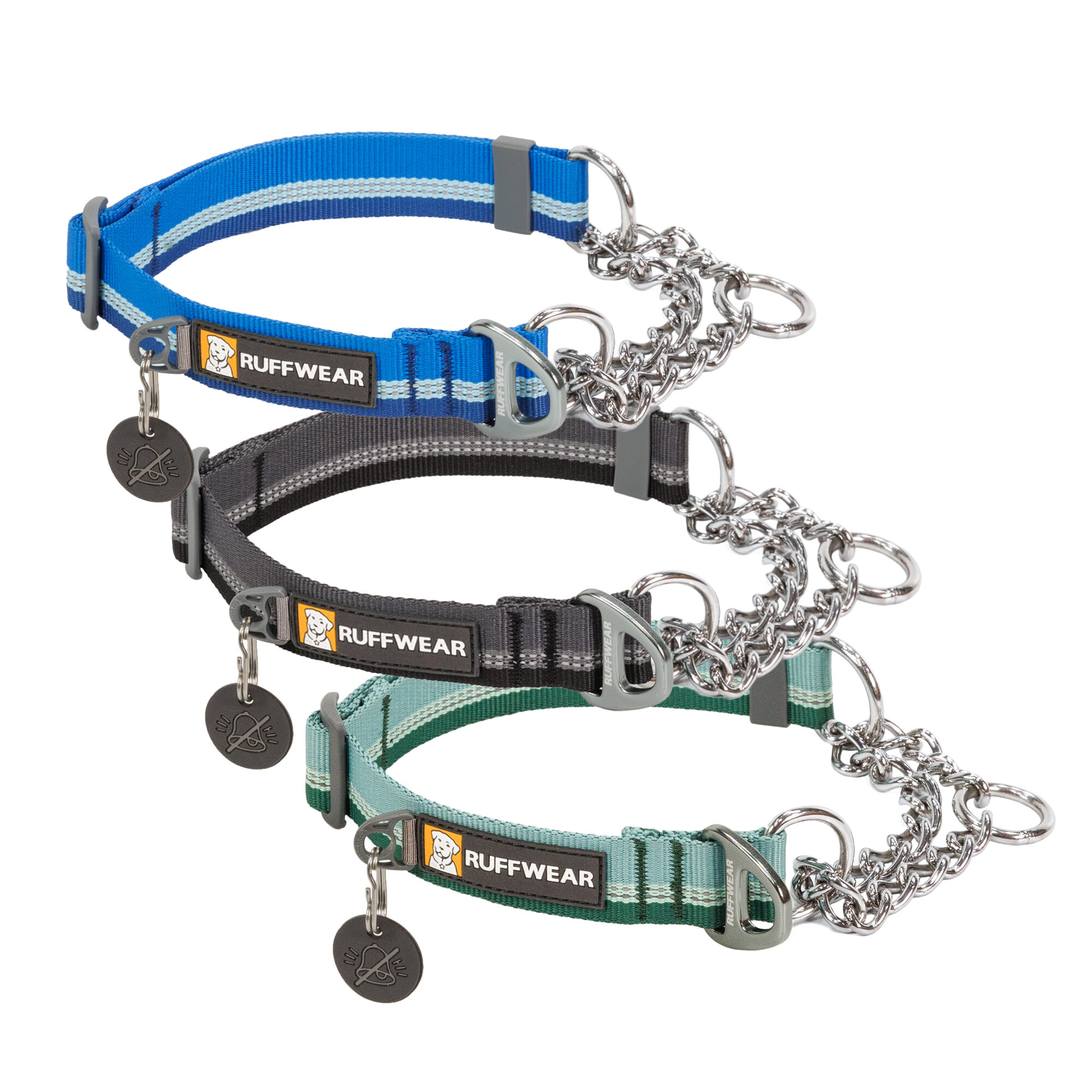 Ruffwear Chain Reaction Halsband – Basalt Grey – 28/36 cm