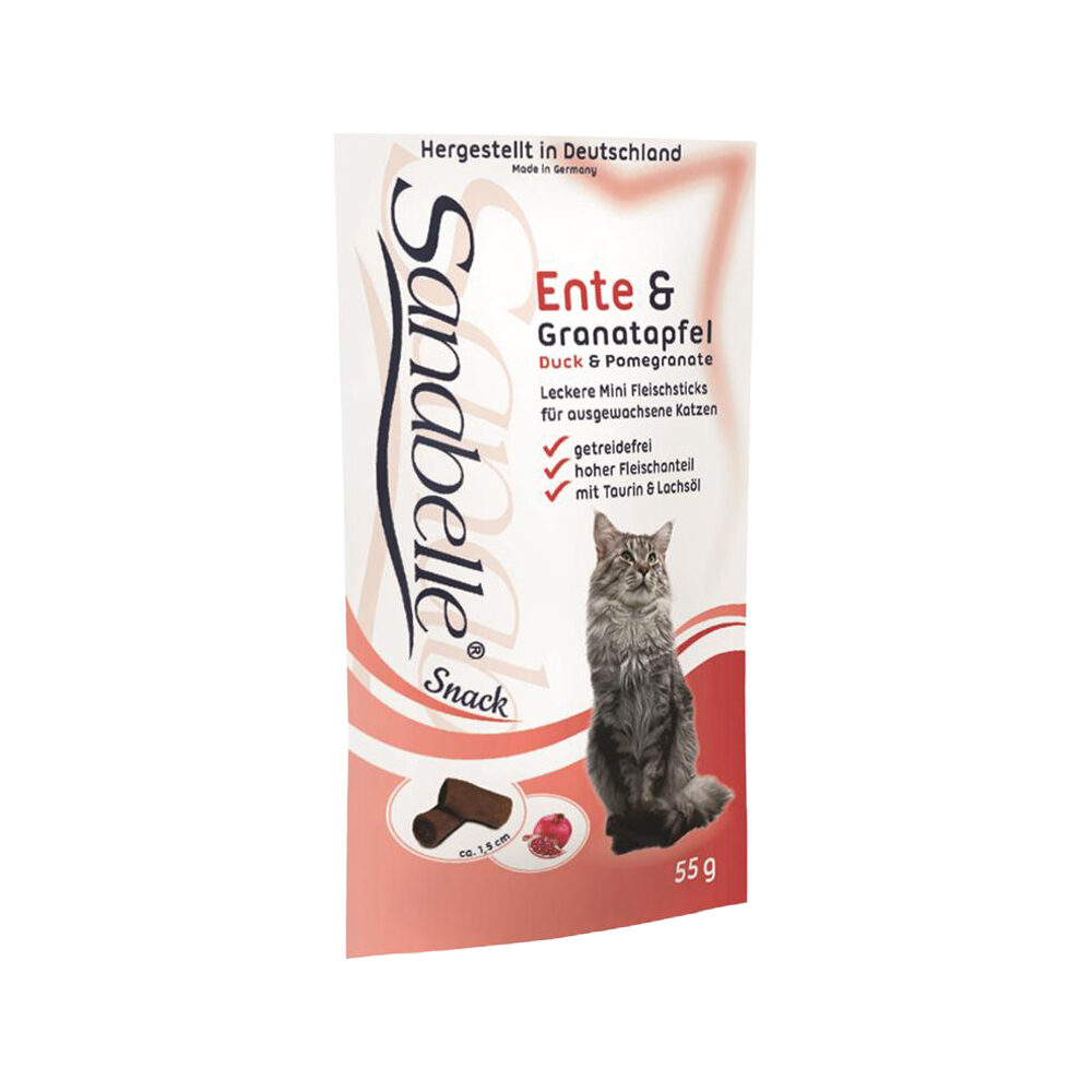 Sanabelle Cat Sticks Ente & Granatapfel – 55 g