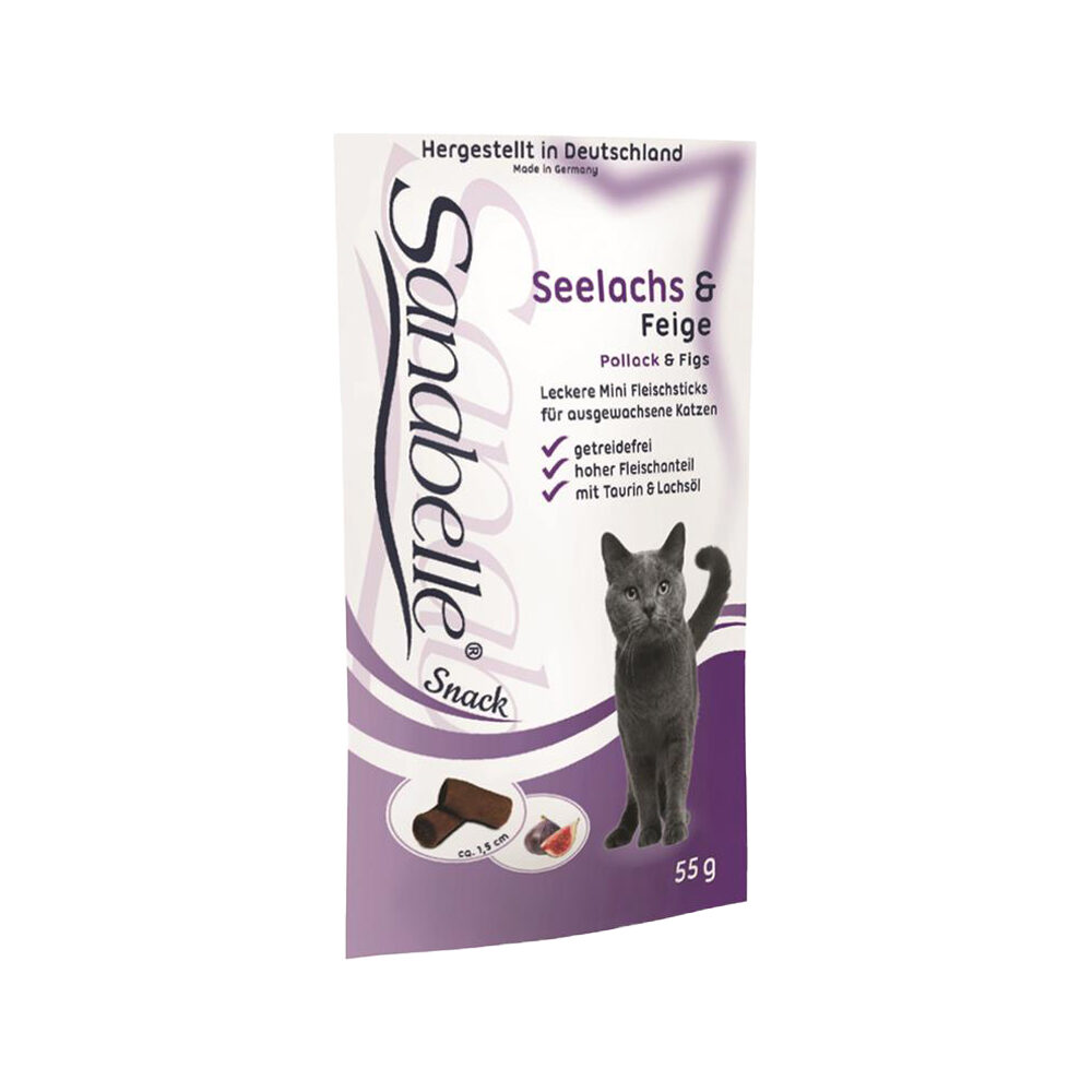 Sanabelle Cat Sticks Seelachs & Feige – 55 g