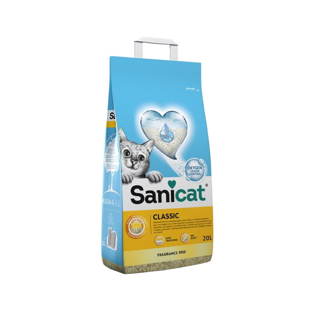 Sanicat Classic Unscented Katzenstreu – 10 l