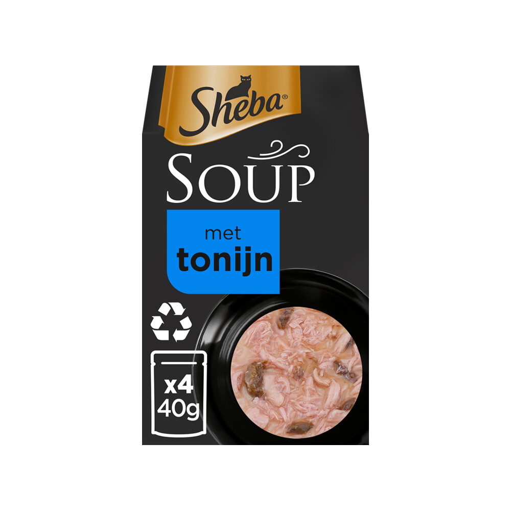 Sheba Suppen-Thunfisch – 4 x 40 Gramm