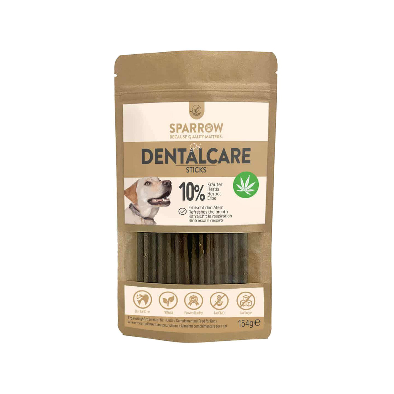 SPARROW Pet DentalCare Sticks – 154 g