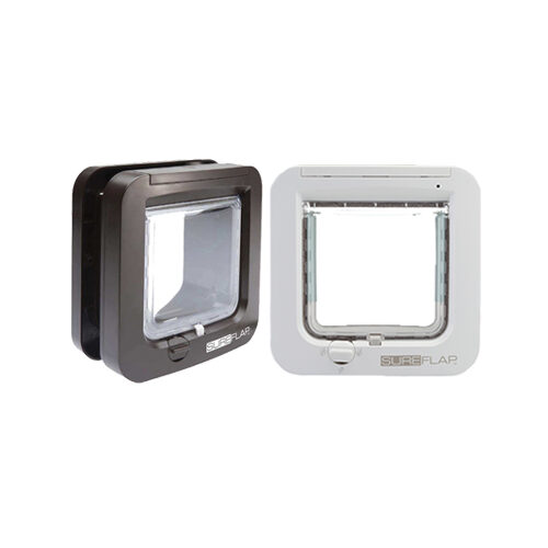 SureFlap Mikrochip Katzenklappe – Weiß