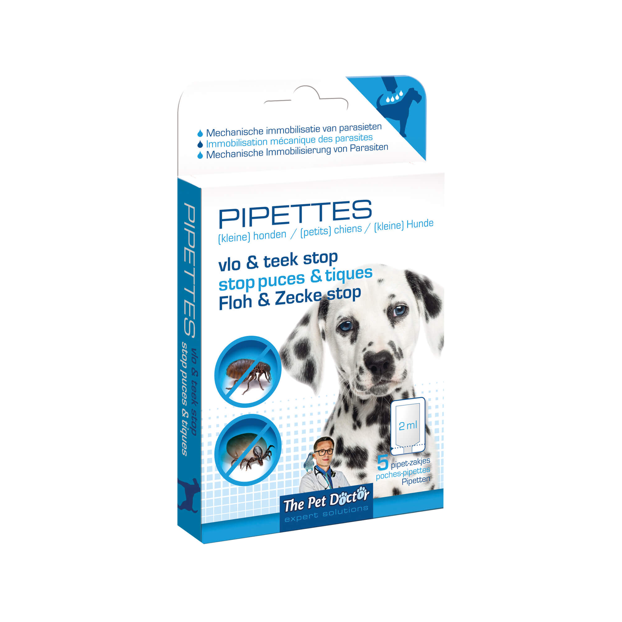 TPD Floh & Zecken Stop Hund – 5 Pipetten