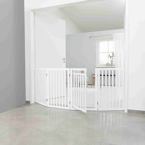 Trixie Hunde-Absperrgitter mit Tür 4-teilig Trixie Hunde-Absperrgitter mit Tür 4-teilig