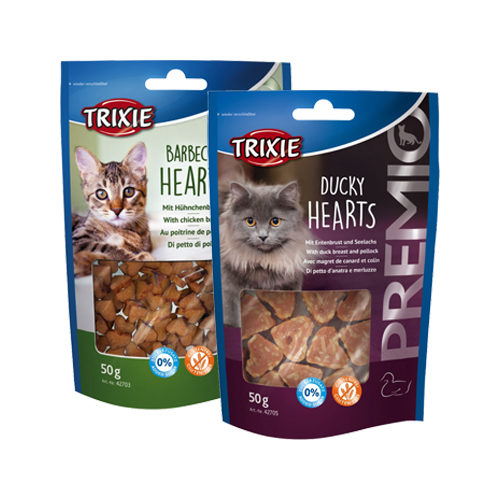 Trixie Premio Hearts – BBQ Hearts – 50 g