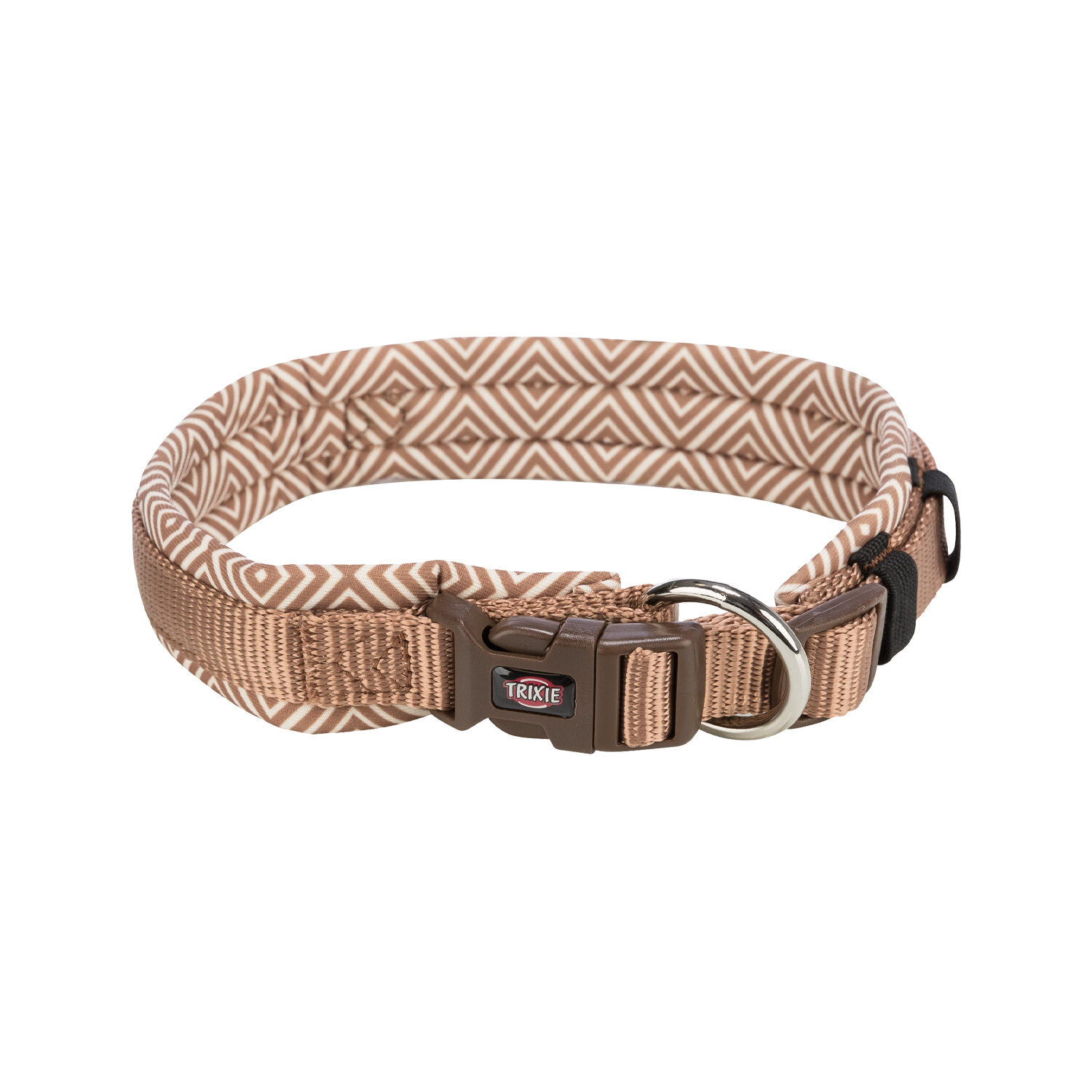 Trixie Premium Hundehalsband – L/XL: 56-62 cm x 25 mm – Karamell