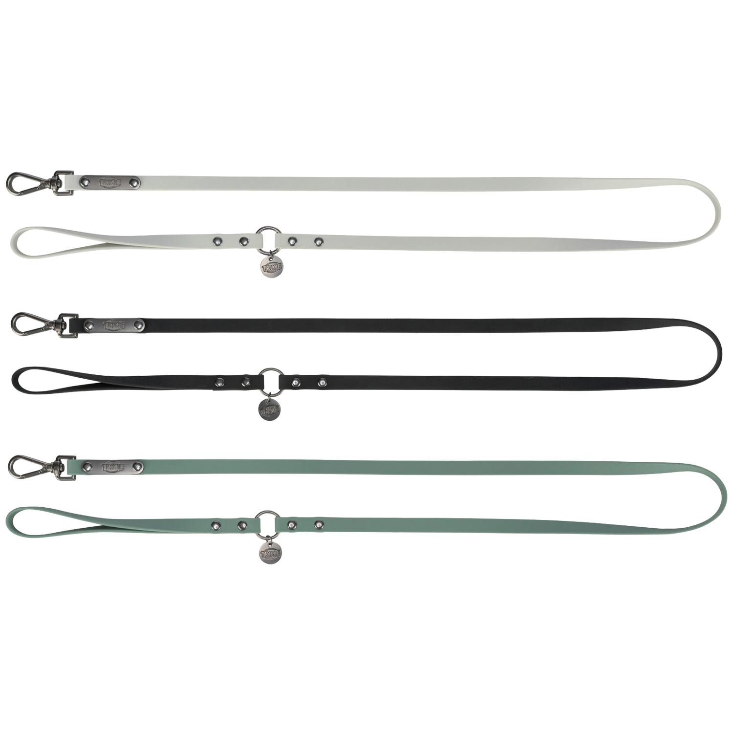 Trixie Hundeleine CityStyle – S/M 1.20 m/13 mm – Hellgrau