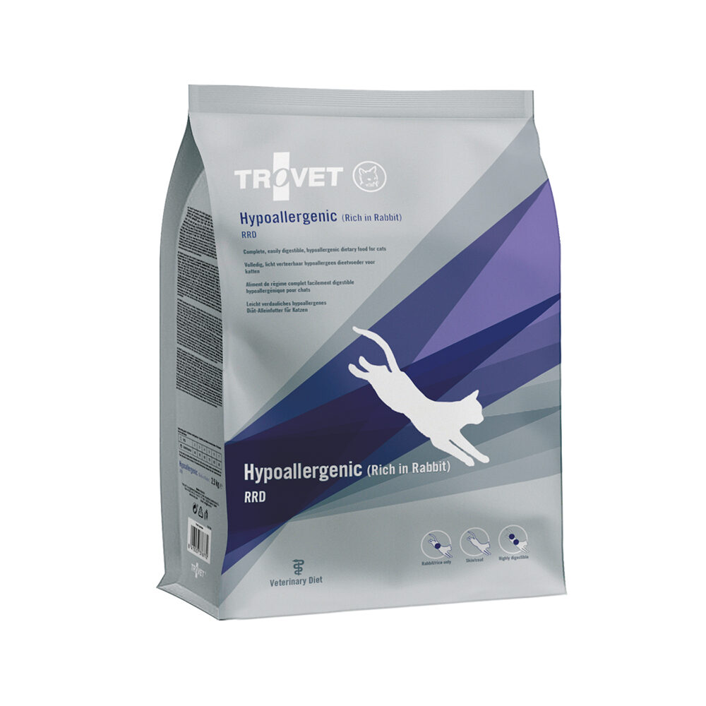 TROVET Hypoallergenic RRD (Rabbit) Katze – 2,5 kg