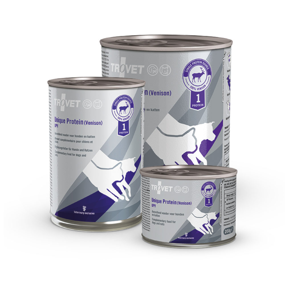 TROVET Unique Protein UPV – Venison – 6 x 800 g