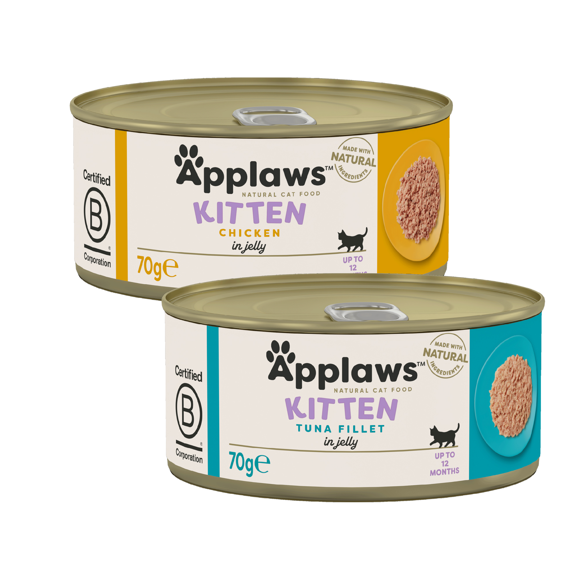 Applaws Kittenfutter – Dosen – Thunfisch – 24 x 70 g