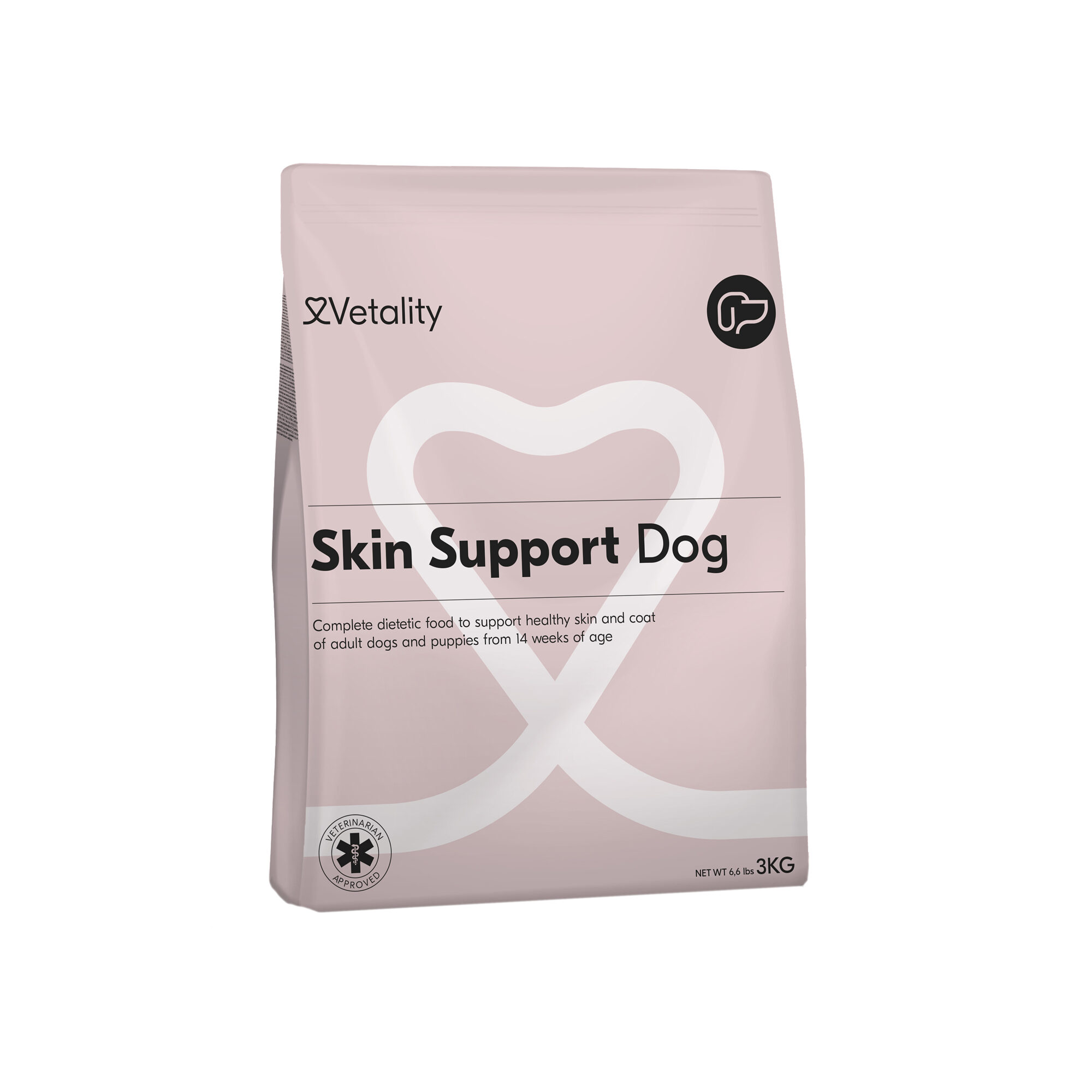 Vetality Skin Support Hund – 3 x 3 kg