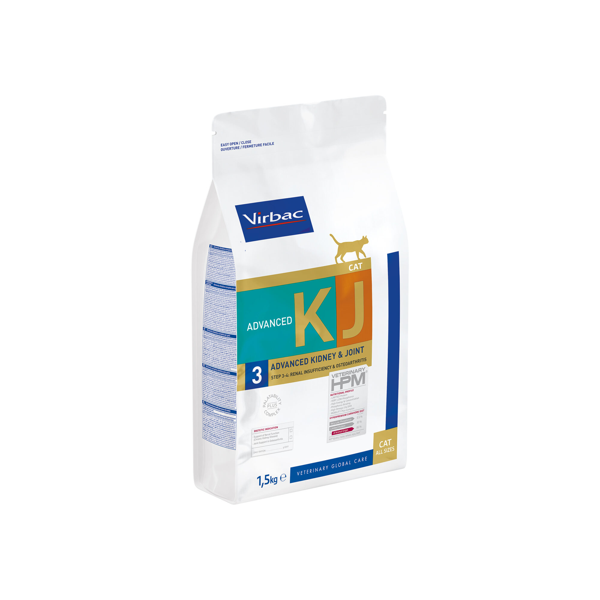 Veterinary HPM Dietetic Cat – Advanced Kidney & Joint – 1.5 kg