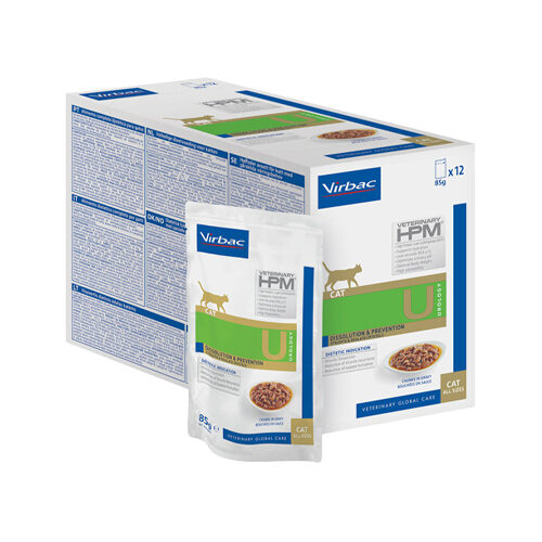 Veterinary HPM Dietetic Cat – Dissolution & Prevention – 12 x 85 g