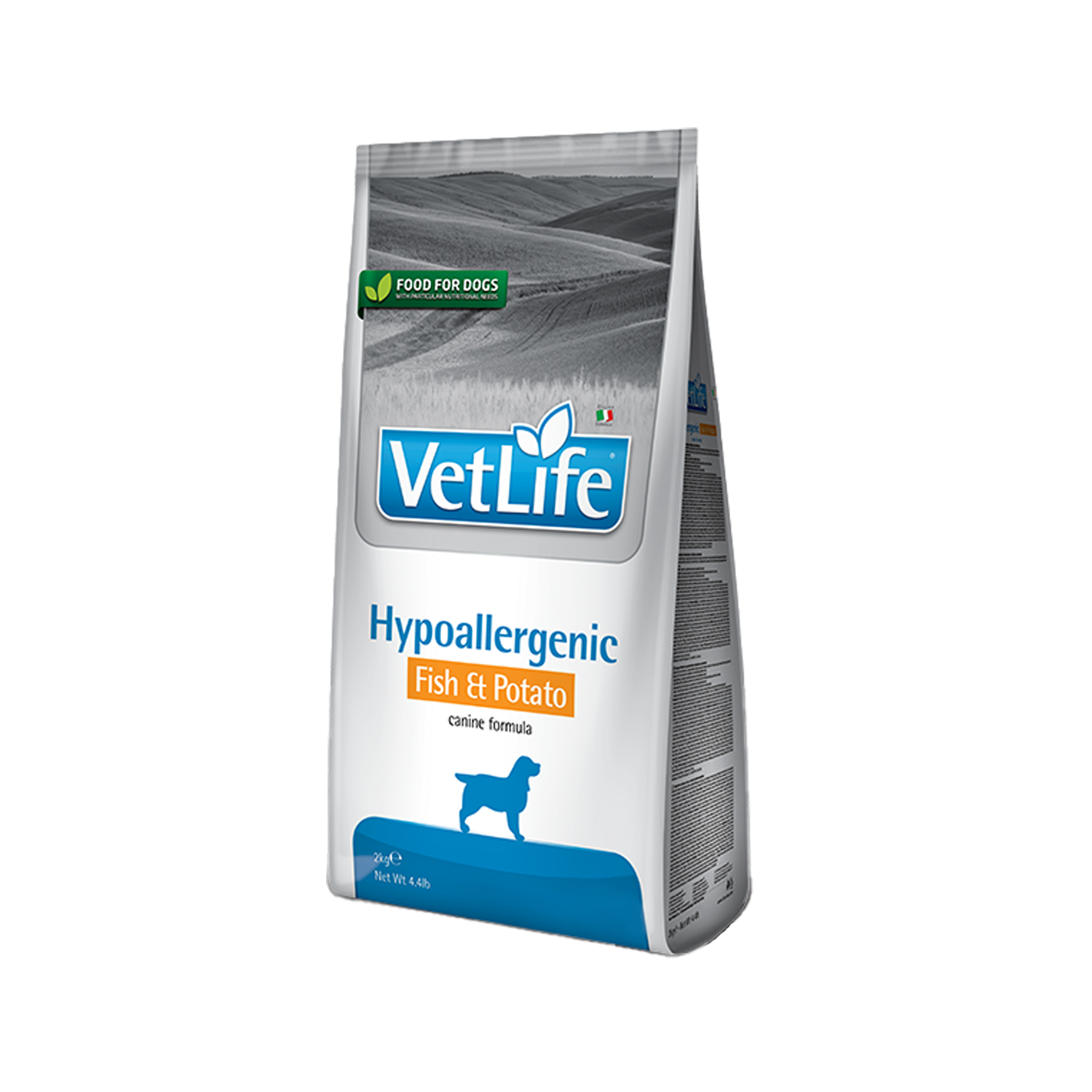VetLife Hypoallergenic Fisch & Kartoffel – Hundefutter – 2 kg