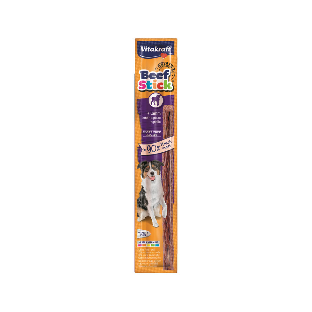Vitakraft Beef Stick Original Lamm – 16 + 5 gratis