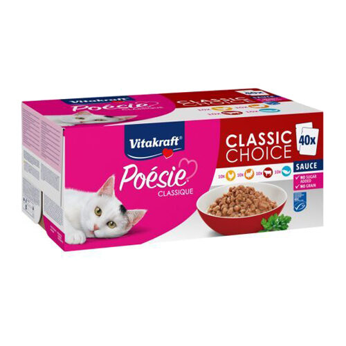 Vitakraft Poesie Classic – 40 x 85 gr Vitakraft Poesie Classic – 40 x 85 gr