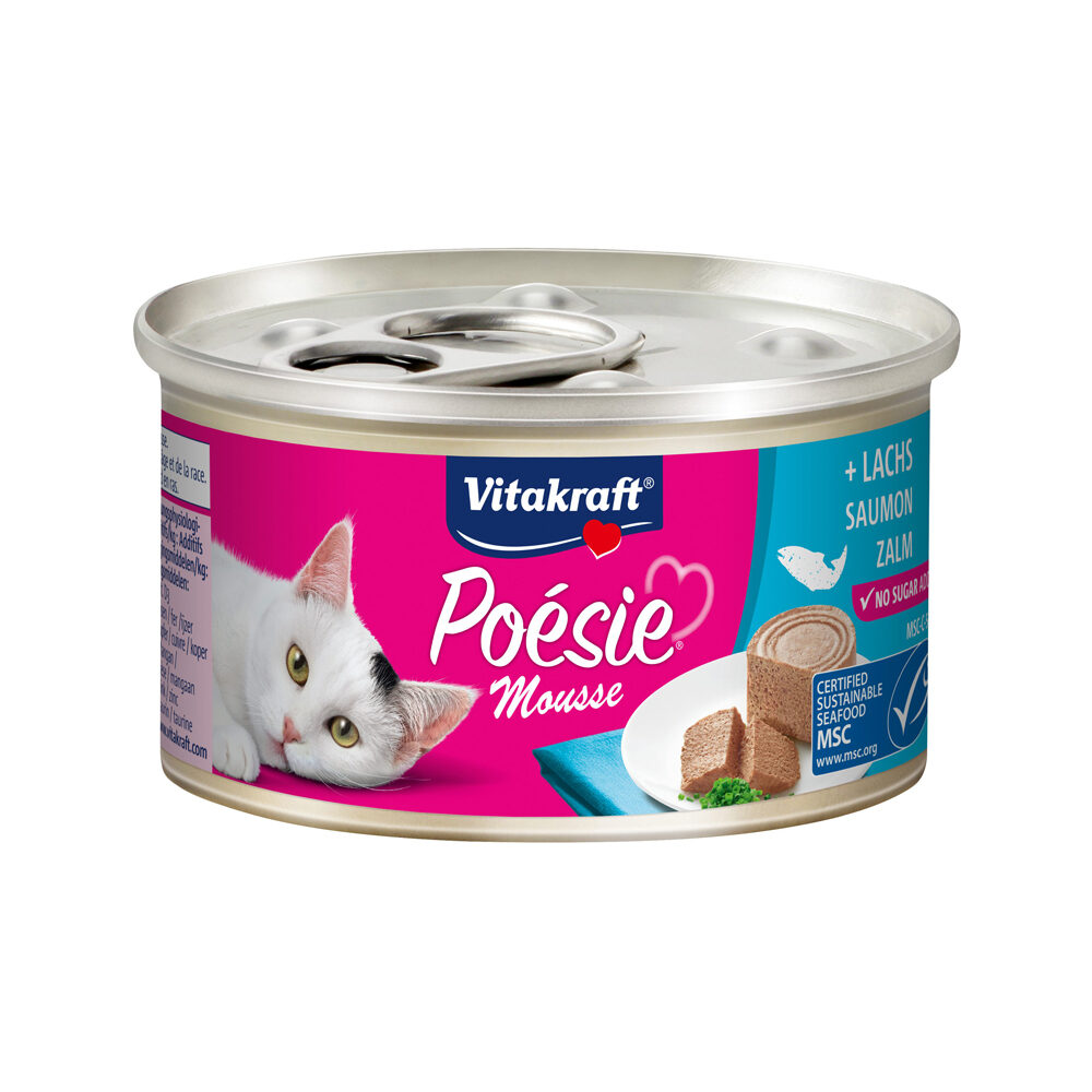 Vitakraft Poésie Mousse Lachs – 12 x 85 g Vitakraft Poésie Mousse Lachs – 12 x 85 g
