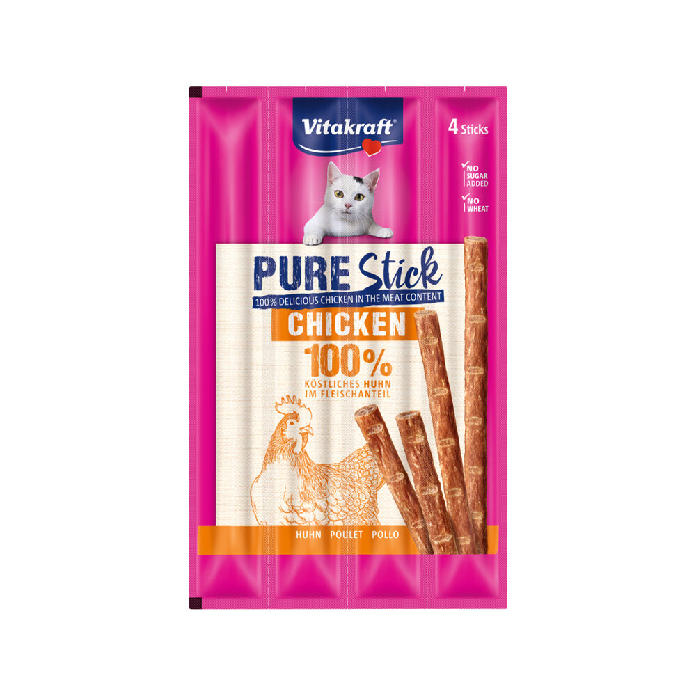 Vitakraft Pure Stick – Chicken – 4 x 5 g
