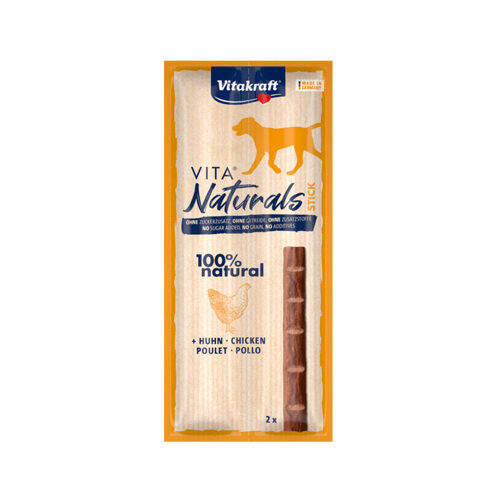 Vitakraft Vita Naturals Hundesticks – Huhn – 2 Stück