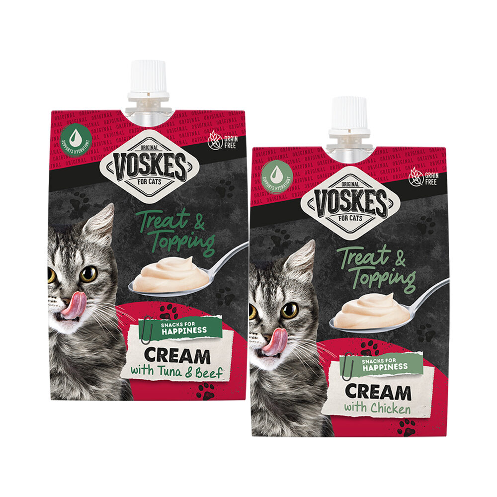3 x Voskes Cream Katzensnack – Huhn
