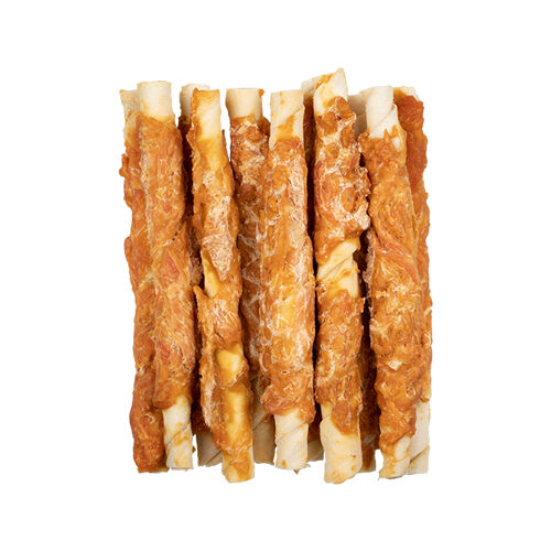 Voskes Sticks aus Rohhaut – Huhn – 12 Stück