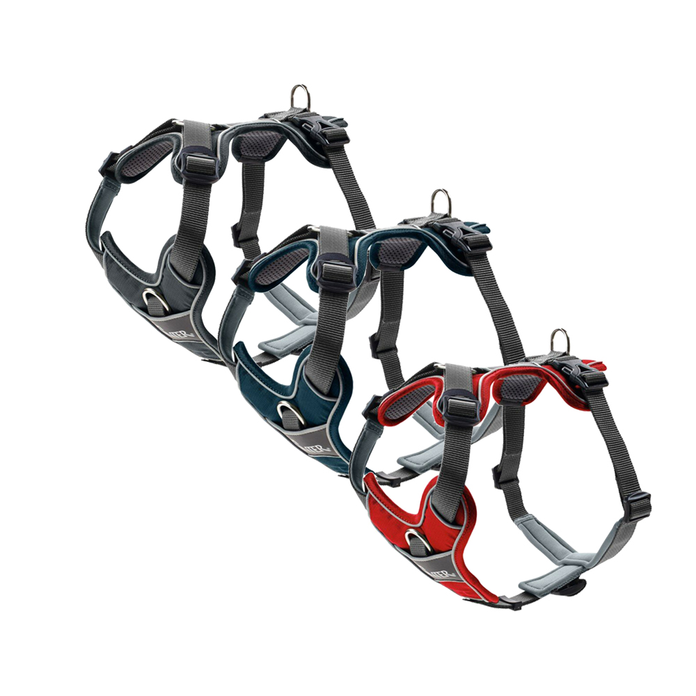 Hunter Geschirr Divo Dunkelblau/Grau – L Hunter Geschirr Divo Dunkelblau/Grau – L