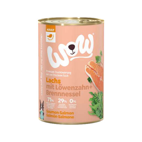 WoW adult Lam WOW! Hundefutter Adult – Dose – Lamm – 6 x 400 g