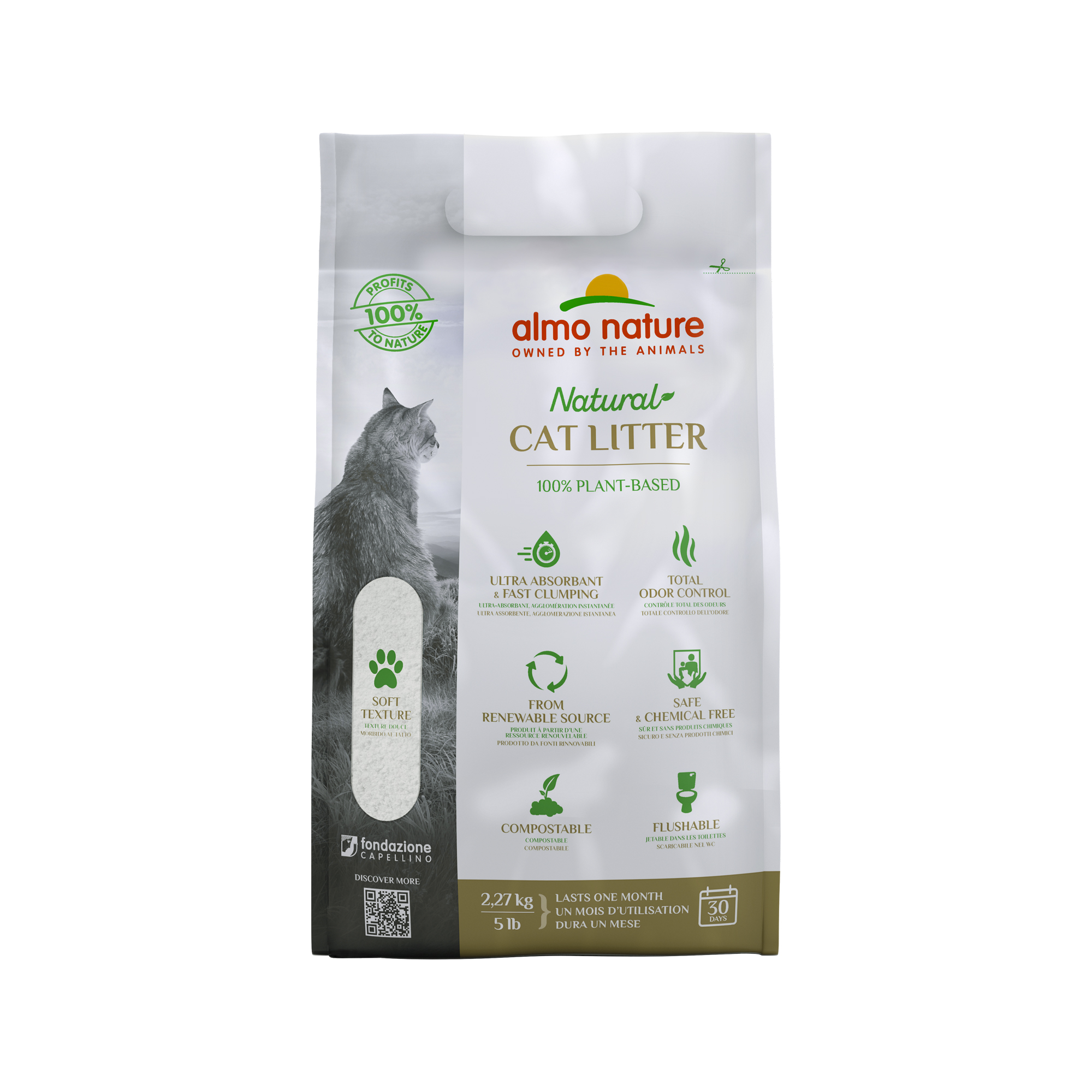 Almo Nature Katzenstreu – 2,27 kg Almo Nature Katzenstreu – 2,27 kg