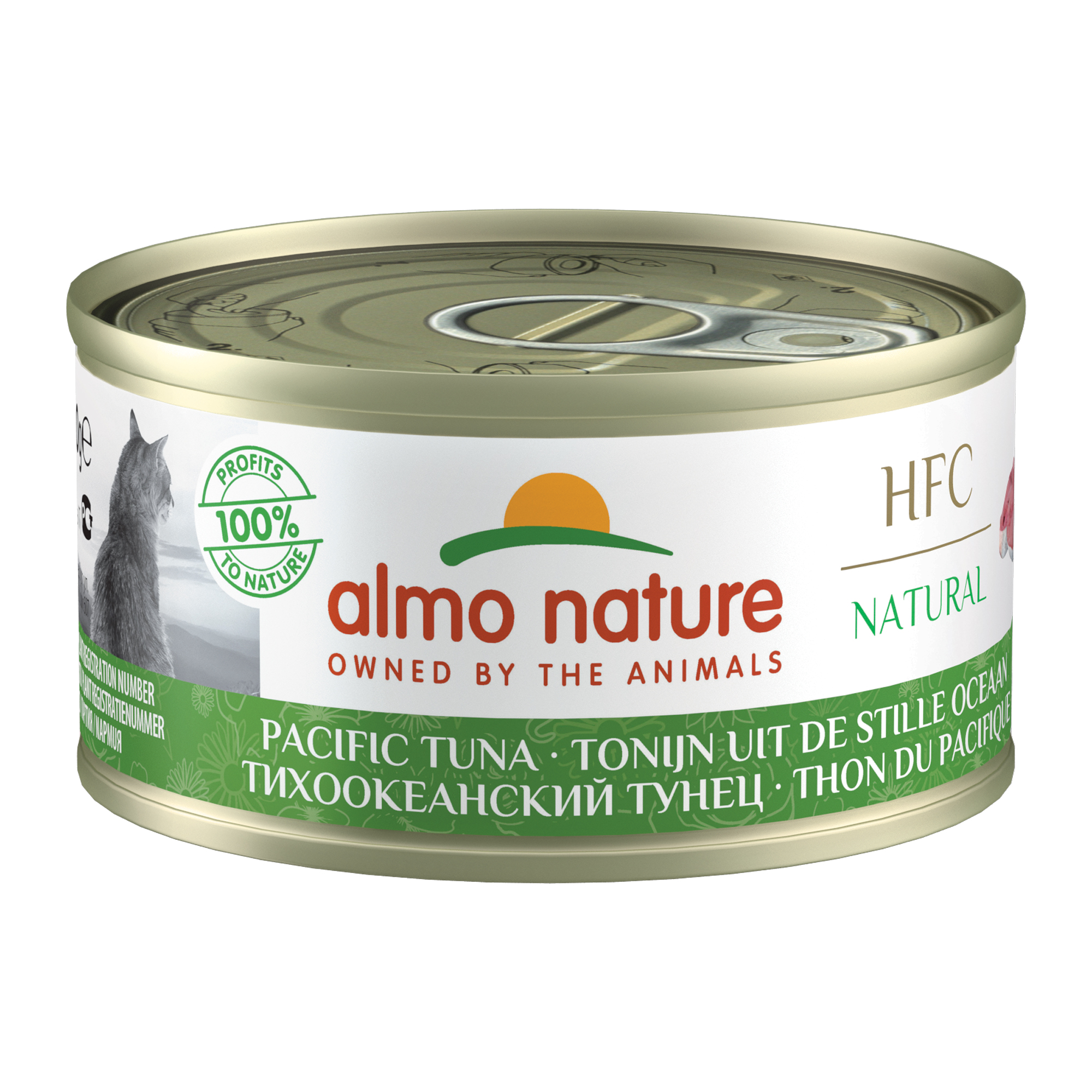Almo Nature HFC 70 Natural Katzenfutter – Dosen – Pazifik Thunfisch – 24 x 70 g