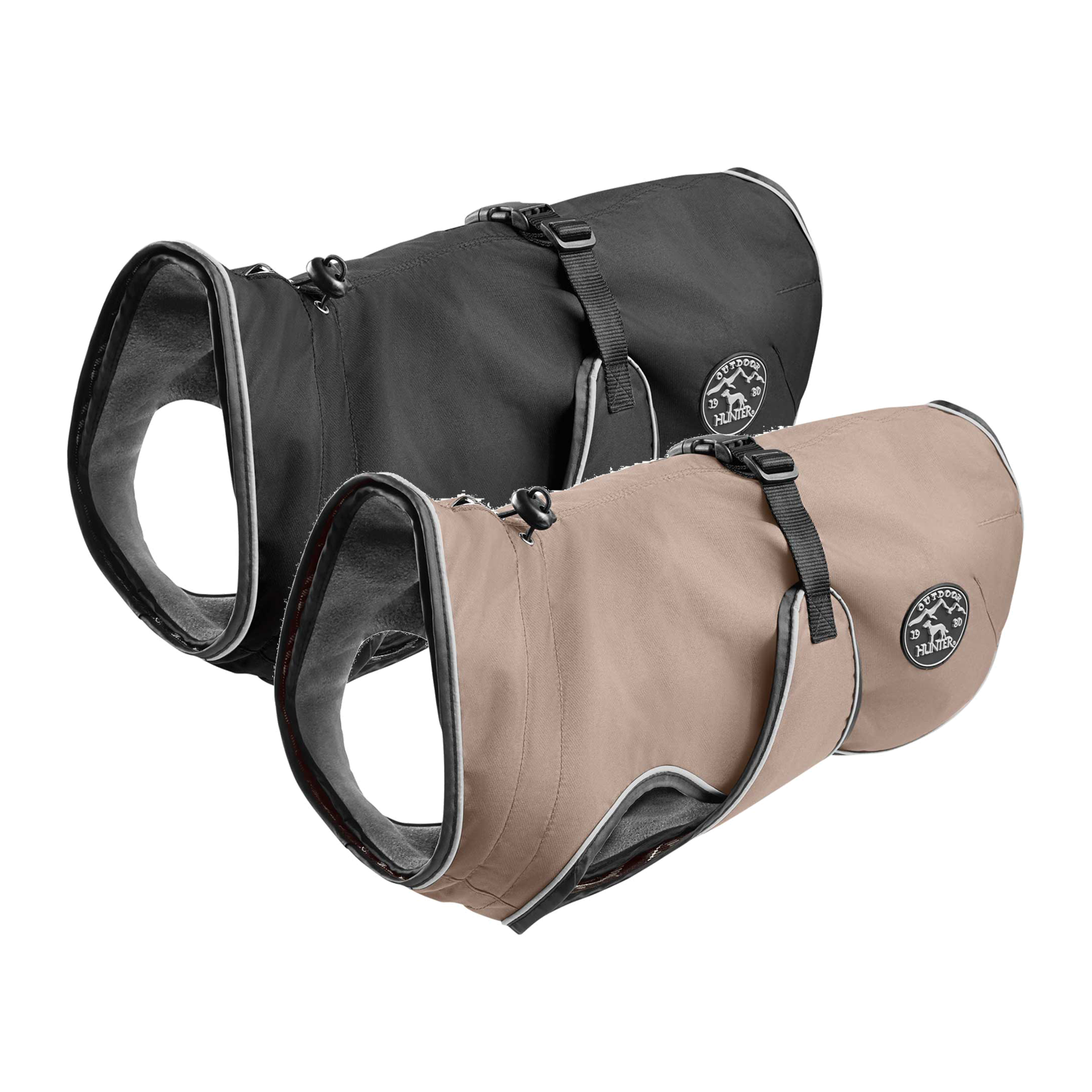 Hunter Hundemantel Uppsala Schwarz – 50 cm