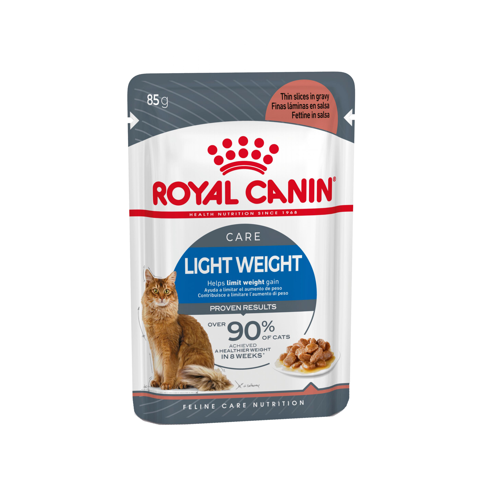 Royal Canin Ultra Light in Gravy Katzenfutter – Frischebeutel – 12 x 85 g
