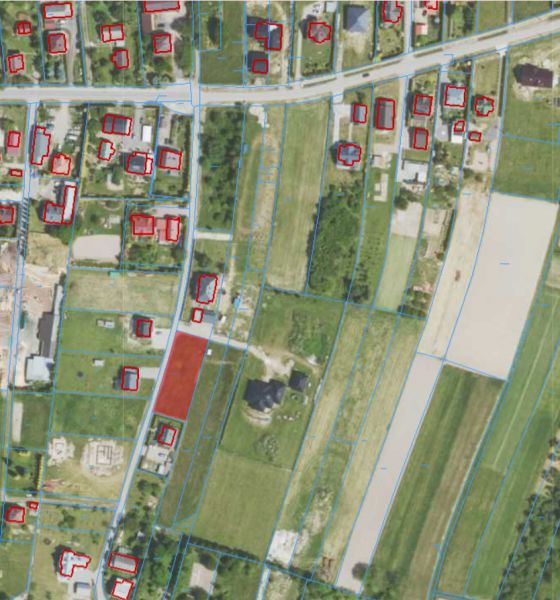 Działka budowlana, Kraczkowa, gm. Łańcut 1162m2 WZ - zdjęcie 2