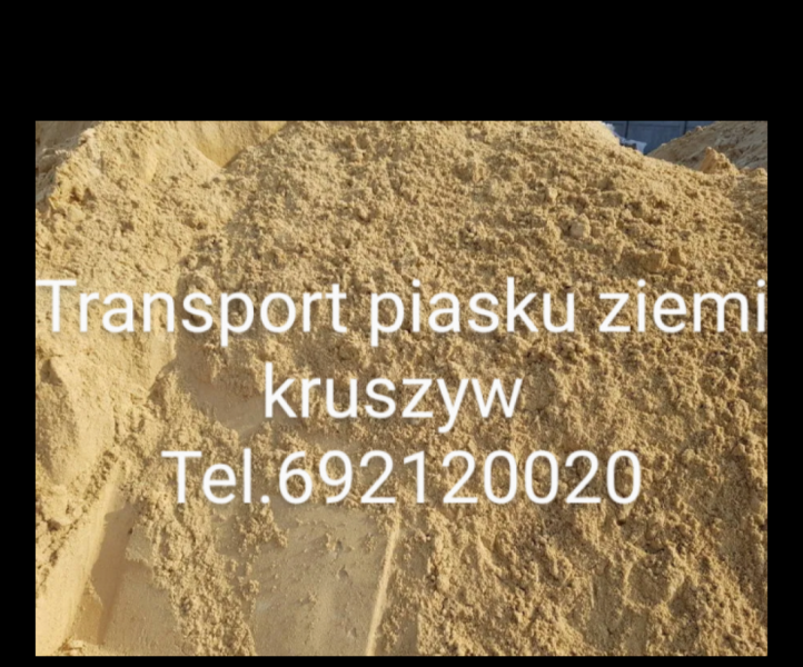 Usługi transportowe piasek żwir kamień Rzeszòw Krasne t 692120020 - zdjęcie 1
