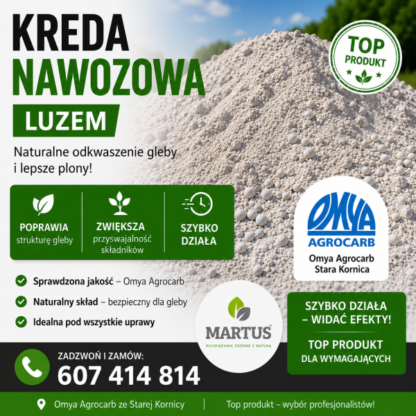 Kreda rozdrobniona Omya Agrocarb 90M-KR luzem - zdjęcie 1