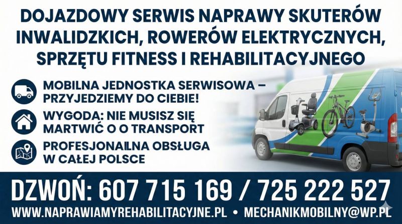 Mobilny serwis skuterów inwalidzkich, rowerów   - zdjęcie 1