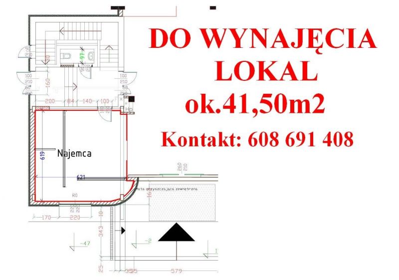 Wynajmę lokal ok. 41,5m2 w Rzeszowie ul. Lwowska, parter - zdjęcie 2